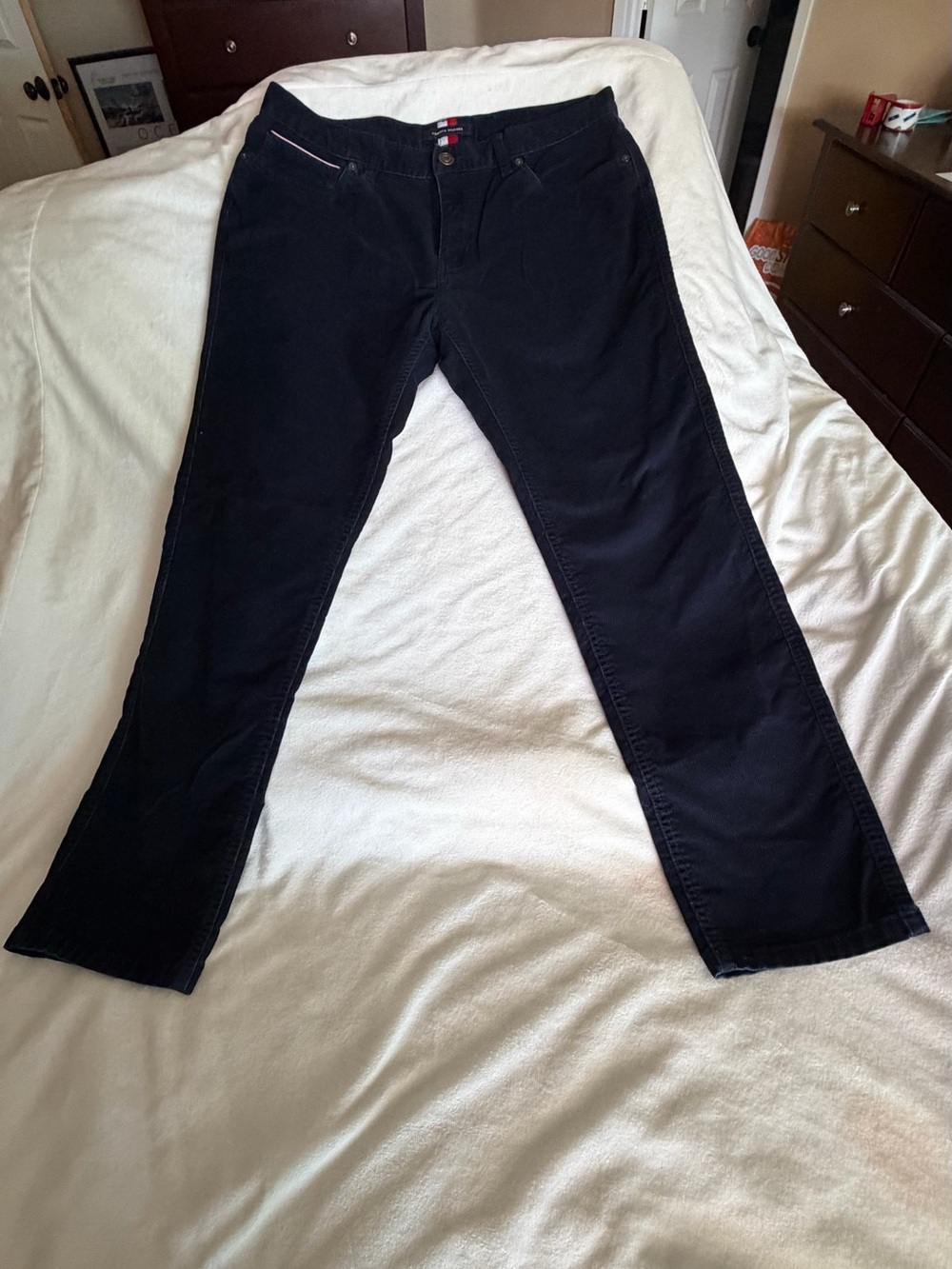 Tommy Hilfiger Men’s Dark Navy Corduroy Pants